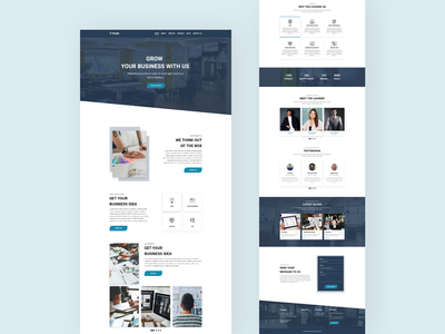 IT Studio 网站登陆页面(IT Studio Website Landing Page)