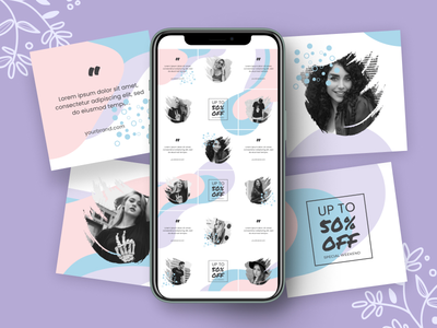 Instagram 拼图模板 - Easytemp(Instagram puzzle template - Easytemp)