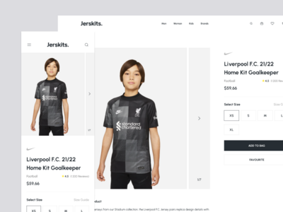 Jerskits - 市场网站（详细产品）(Jerskits - Marketplace Website (Detail Product))