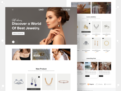 珠宝电商网站(Jewellery eCommerce Website)
