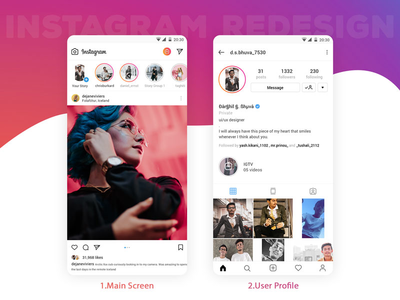 Instagram重新设计(Instagram Redesign)