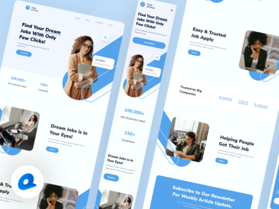 求职者登陆页面(Job Finder Landing Page)