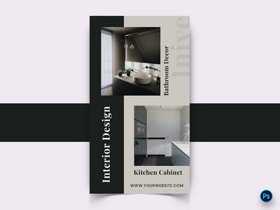 室内社交媒体帖子模板(Interior Social Media Post Template)