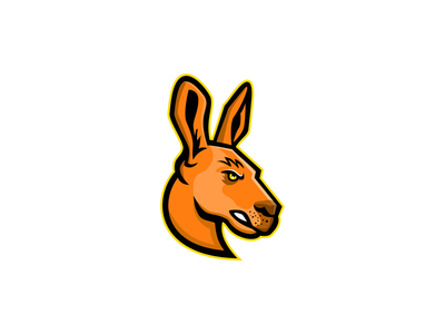 袋鼠头吉祥物(Kangaroo Head Mascot)