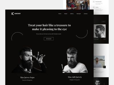 理发店设计理念(Barbershop design concept)