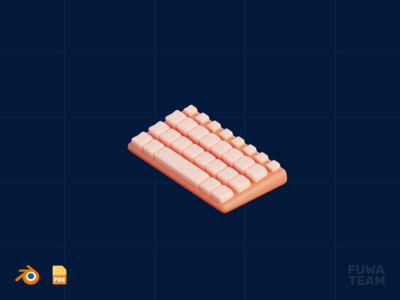 键盘 - 3D 游戏插图包(Keyboard - 3D Game Illustration Pack)