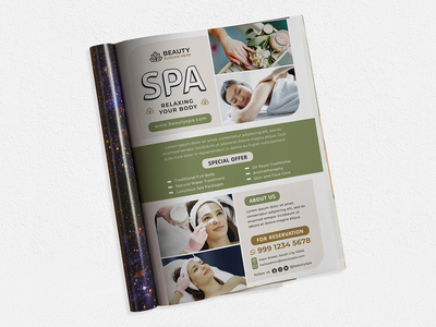 美容水疗 #02 广告杂志(Beauty Spa #02 Ads Magazine)