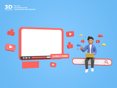 3d 业务人字符图(3d business man character illustration)