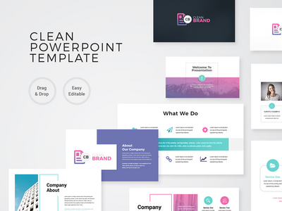 创意商业演示文稿的PowerPoint模板(Creative Business Presentation PowerPoint Template)