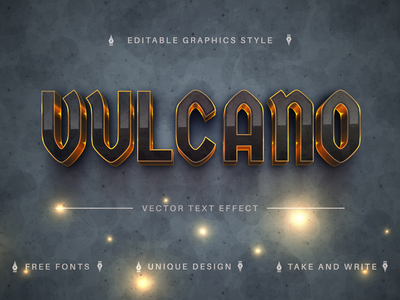 Bronze Luxury - 可编辑的文字效果，字体样式(Bronze Luxury - Editable Text Effect, Font Style)