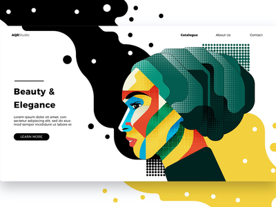 美丽优雅 - 横幅和登陆页面(Beauty Elegant - Banner & Landing Page)