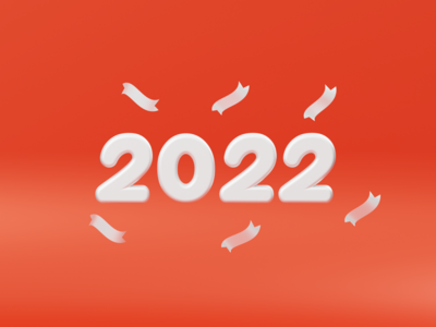 2022 3D 渲染插图(2022 3D Render Illustration)