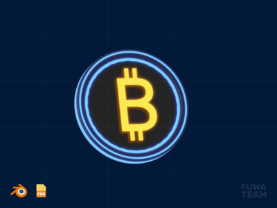 硬币 - 3D Metaverse 插图包（正面）(Coin - 3D Metaverse illustration pack (front))