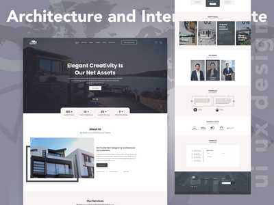 建筑和室内网站(Architecture and Interior Website)