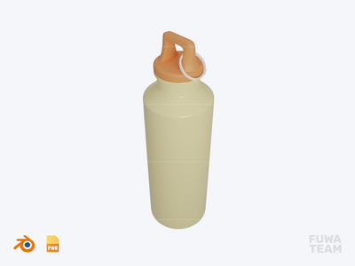 瓶子 - 3D 露营插图包(Bottle - 3D Camping Illustration Pack)