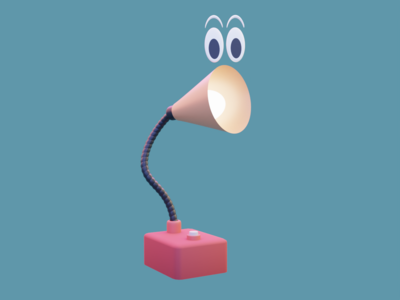 3D 插图灯(3D Illustration Lamp)