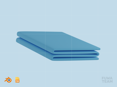 毯子 - 3D 冬季插图(Blanket - 3D Winter Season Illustration)