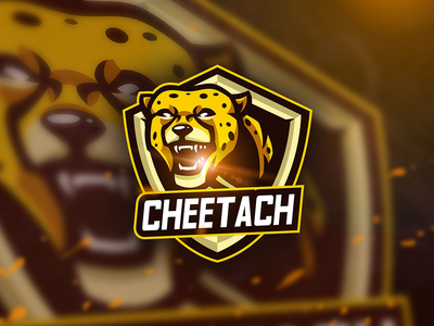 猎豹 - 吉祥物和电子竞技标志(Cheetah - Mascot & Esport Logo)