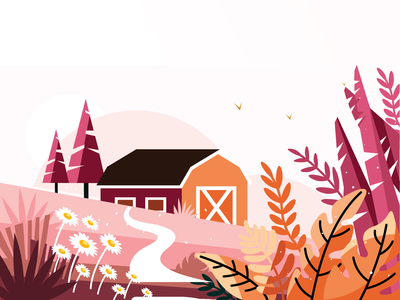 村里美丽的风景(Beautiful scenery in the village)