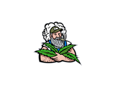 美国大麻农民吉祥物(American Hemp Farmer Mascot)