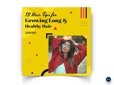 美容社交媒体帖子模板(Beauty Social Media Post Template)