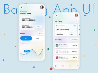 银行应用程序界面(Banking App UI)