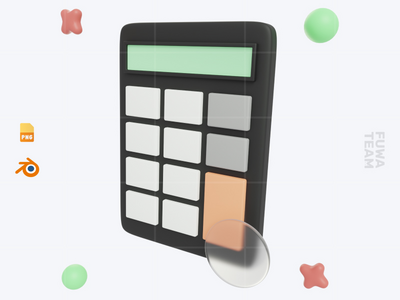 计算器- 3D 学校图标包(Calculator- 3D School Icon Pack)