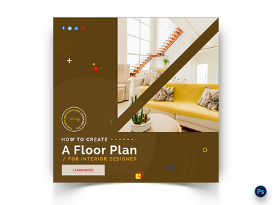 建筑社交媒体帖子模板(Architecture Social Media Post Template)