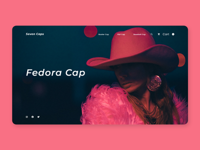 帽店 Web 概念(Cap Shop Web Concept)