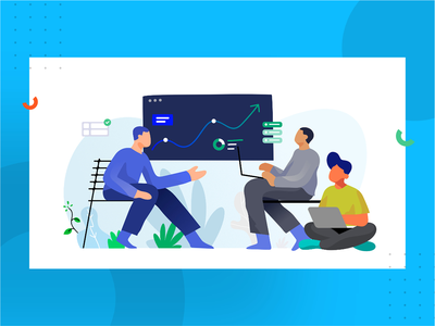 网站分析图(Analysis Illustration for Website)