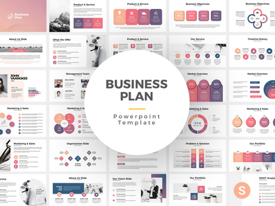 商业计划 PowerPoint 演示文稿模板(Business Plan PowerPoint PresentationTemplate)
