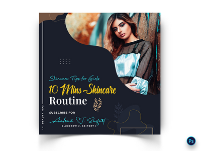 美容社交媒体帖子模板(Beauty Social Media Post Template)