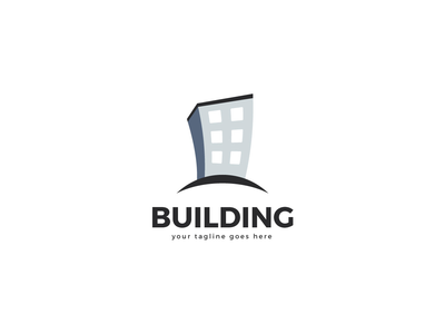 建筑矢量标志设计模板(Building Vector Logo Design Template)