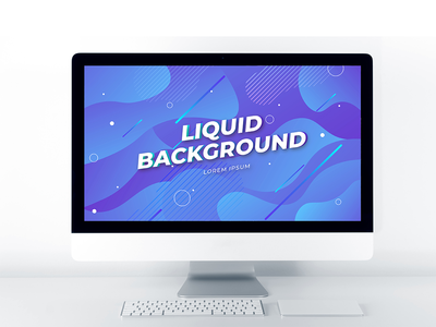 抽象现代多彩液体背景(Abstract modern Colorful Liquid background)