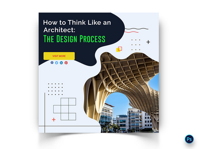 建筑社交媒体帖子模板(Architecture Social Media Post Template)