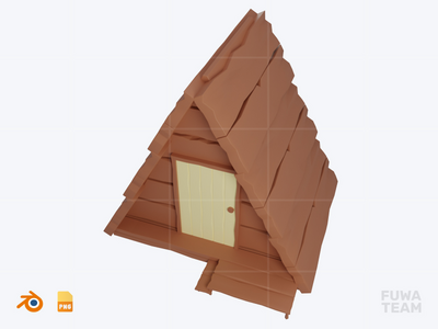 露营之家 - 3D 露营插图包(Camping House - 3D Camping Illustration Pack)