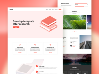 清洁机构登陆页面(Clean Agency Landing Page)