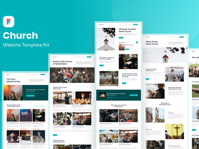 教会网站模板(Church Website Template)