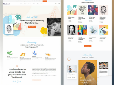 艺术家 HTML 模板(Artist HTML Template)