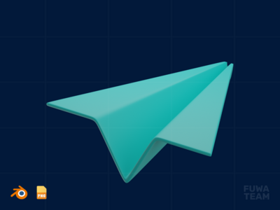 创意 - 3D 平面设计插图（正面）(Creative - 3D Graphic Design Illustration (front))