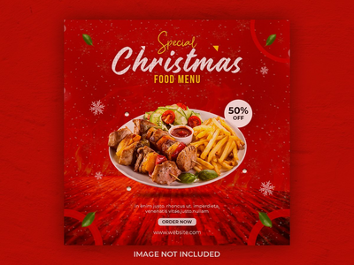 圣诞节社交媒体模板(Christmas Social Media Templates)