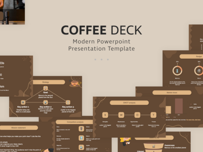 咖啡的PowerPoint演示模板(Coffee PowerPoint Presentation Template)