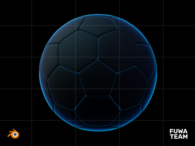 3D 游戏物品在黑暗中发光插图包 - 球（正面）(3D Game Item Glow In The Dark Illustration Pack - Ball (Front))