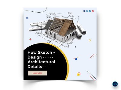 建筑社交媒体帖子模板(Architecture Social Media Post Template)