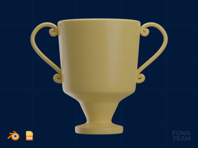 Champion - 3D虚拟世界插画（正面）(Champion - 3D Virtual world illustration (front))