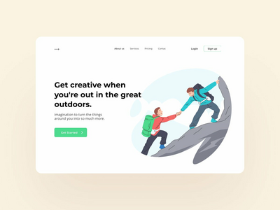 和我们的朋友一起爬山(Climbed with our friends in the mountain)