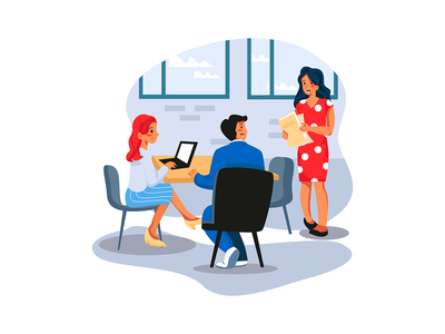 去参加商务会议的女商人(Business woman going for business meeting)