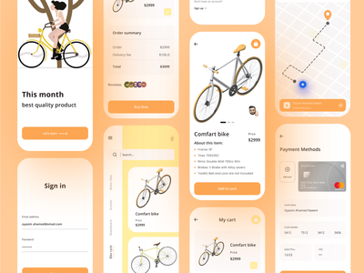 自行车销售和骑行移动应用程序(Bicycle Selling and Riding Mobile app)