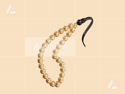 3d 插图斋月念珠对象(3d illustration ramadan prayer beads object)