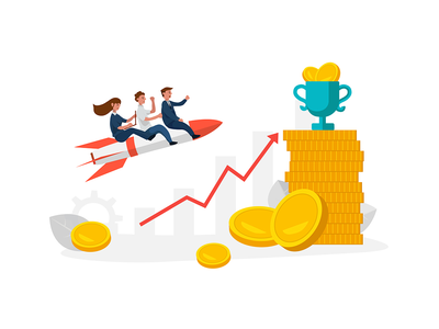 商业插画概念(Business Illustration concept)